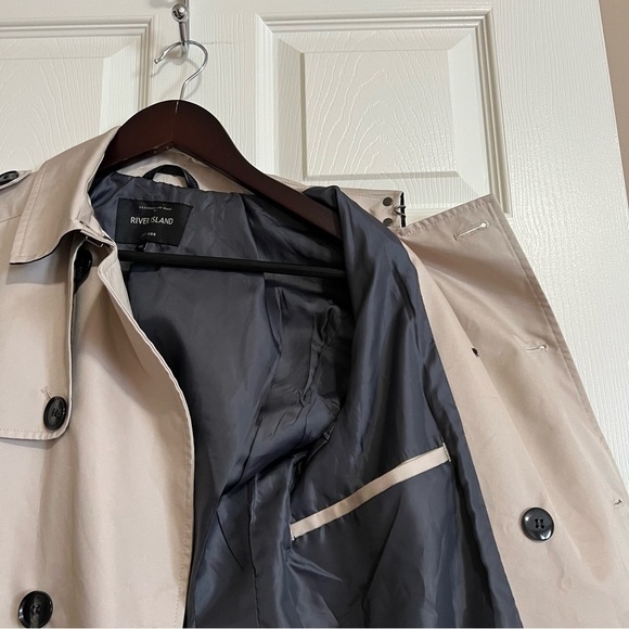 Women's Beige Trench Coat - Picture 9 of 13